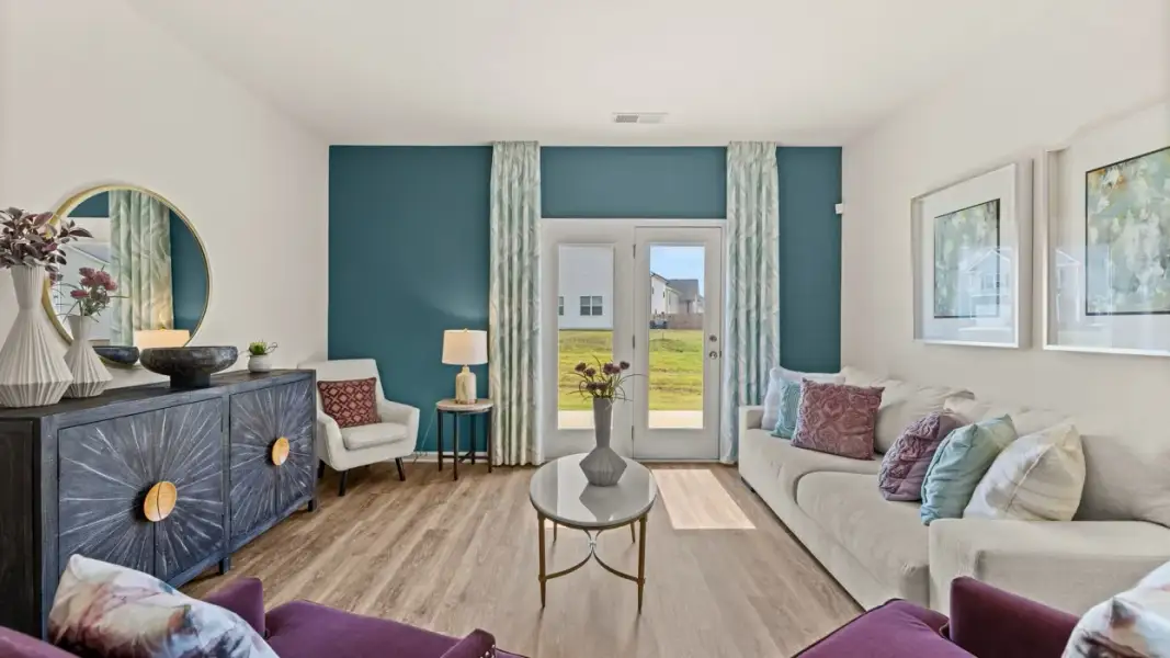 Representative furnished interior of a home built from the Robie by D.R. Horton in Branford Crossing, Stockbridge (Image 12). Representative furnished interior of a home built from the Robie by D.R. Horton in Branford Crossing, Stockbridge (Image 12).