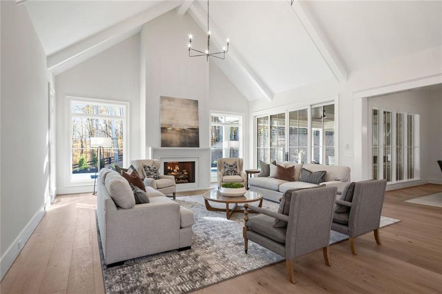 Furnished interior view inside a new home in , Canton (Image 15).