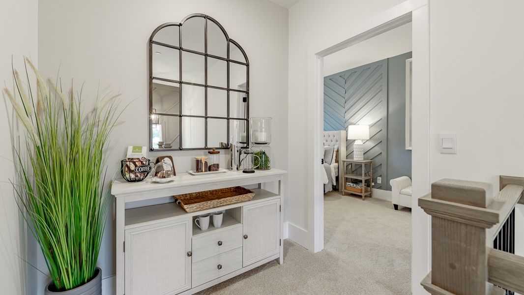 Furnished interior view inside a new home in The Village at Sandy Plains, Marietta (Image 36). Furnished interior view inside a new home in The Village at Sandy Plains, Marietta (Image 36).