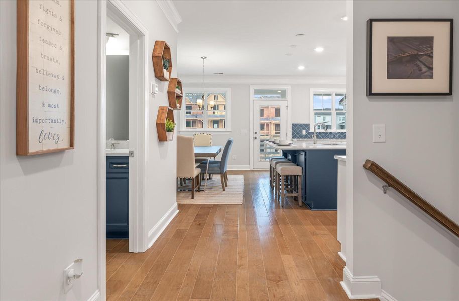 Furnished interior view inside a new home in , Charleston (Image 7).