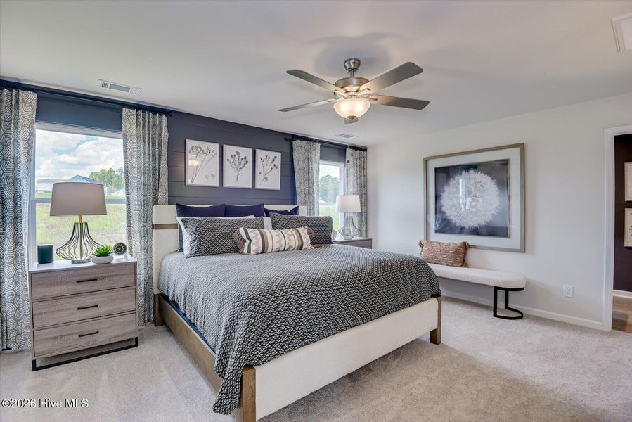 Furnished interior view inside a new home in Providence Station at Trolley Run, Aiken (Image 31). Furnished interior view inside a new home in Providence Station at Trolley Run, Aiken (Image 31).