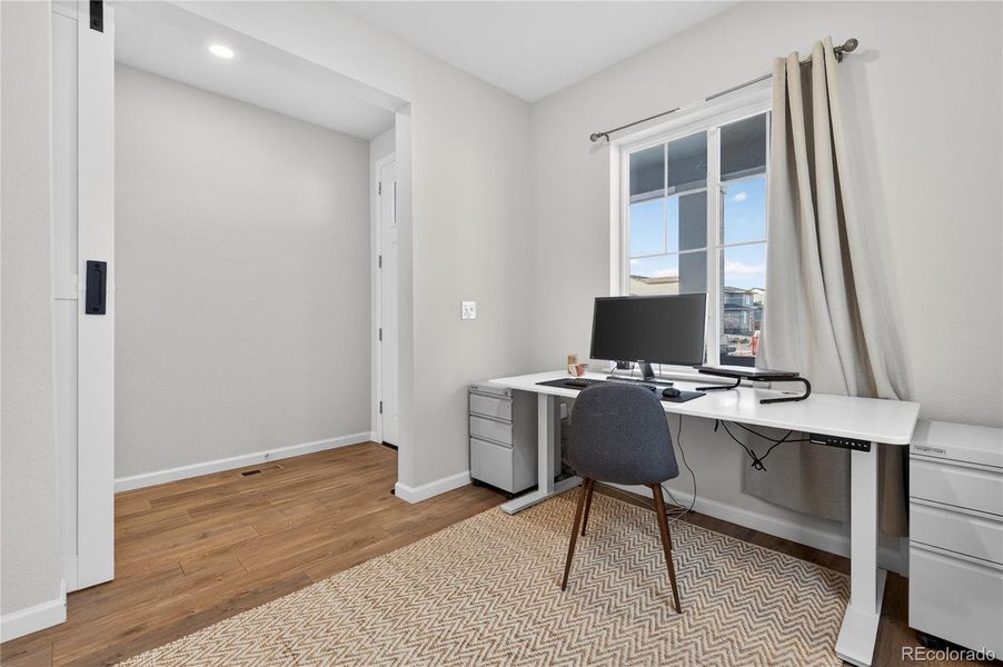 Furnished interior view inside a new home in Prelude at The Aurora Highlands, Aurora (Image 32).