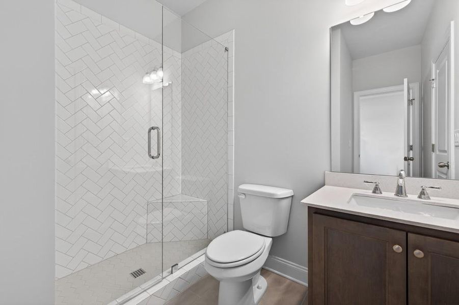 Furnished interior view inside a new home in , Suwanee (Image 35). Furnished interior view inside a new home in , Suwanee (Image 35).