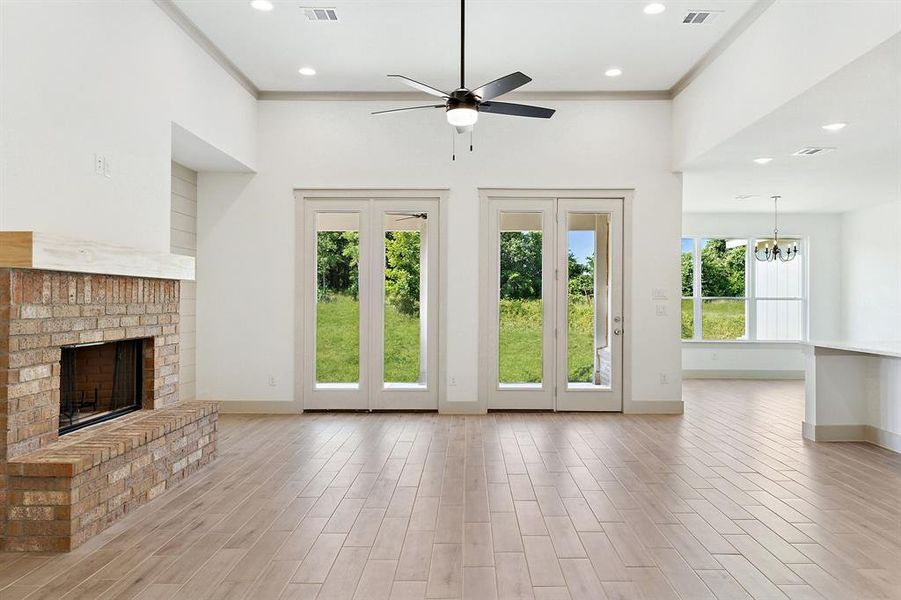 Spacious, unfurnished interior of a new home in Lucky Ridge, Boyd (Image 21).