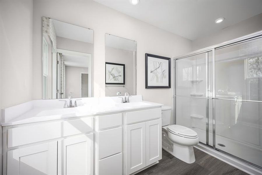 Furnished interior view inside a new home in Aspen Meadows, Hampton (Image 10).