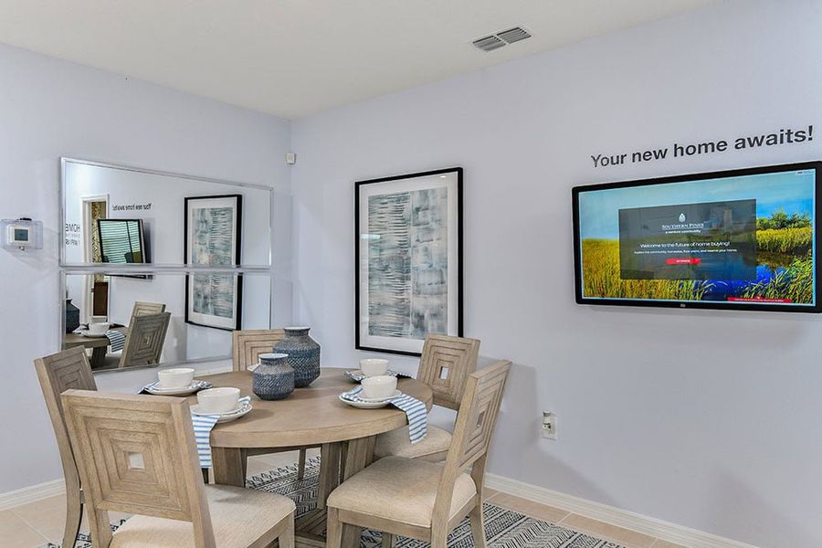 Furnished interior view inside a new home in Waterstone, Groveland (Image 13).
