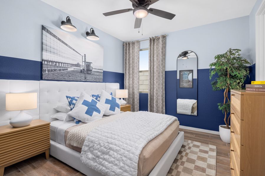 Furnished interior view inside a new home in Montana Vista: Summit, Buckeye (Image 18). Furnished interior view inside a new home in Montana Vista: Summit, Buckeye (Image 18).