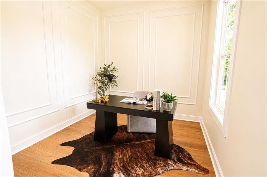 Furnished interior view inside a new home in , Dacula (Image 8).