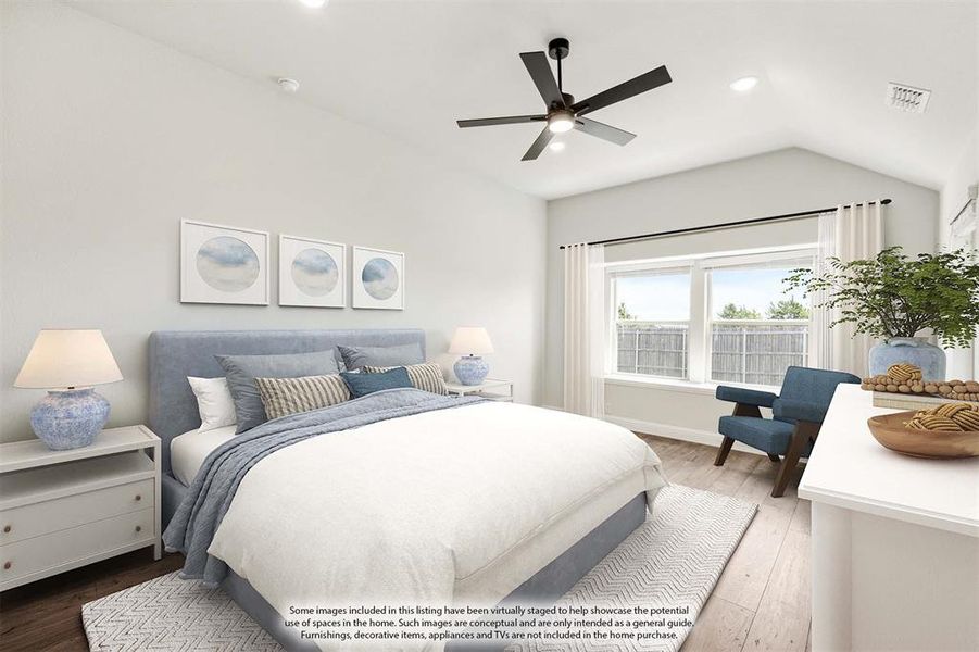 Furnished interior view inside a new home in Mockingbird Heights, Midlothian (Image 9).