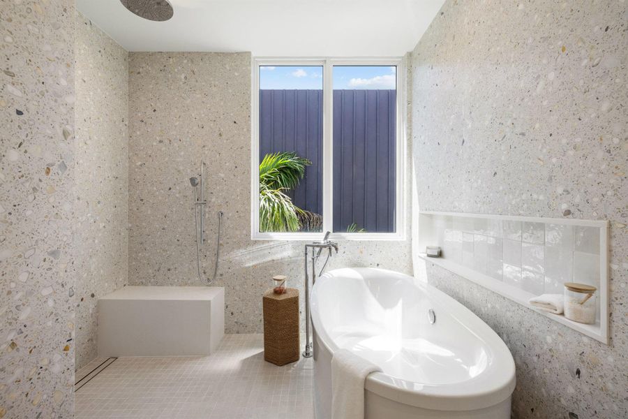 Furnished interior view inside a new home in , Delray Beach (Image 46).