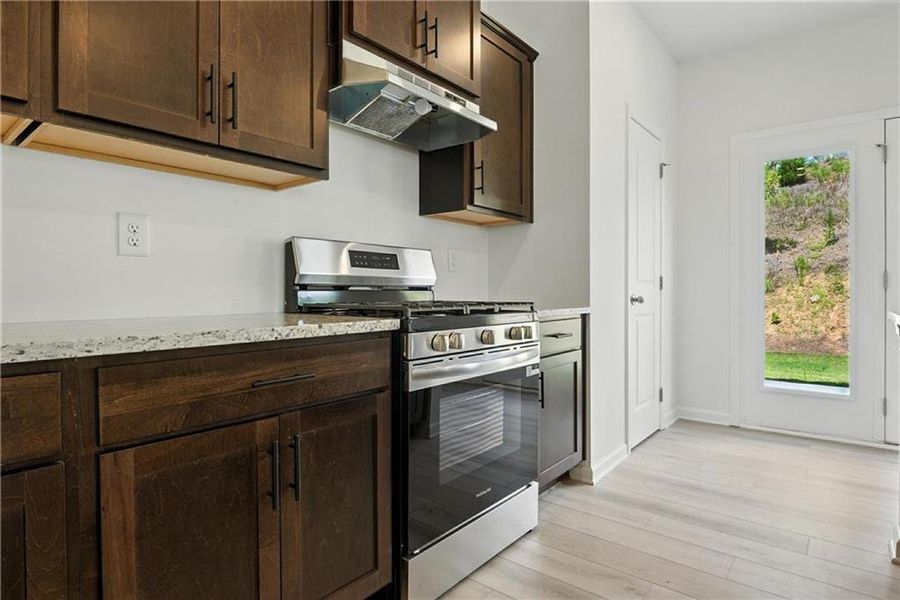 Furnished interior view inside a new home in Castleberry Pointe, Dawsonville (Image 2).