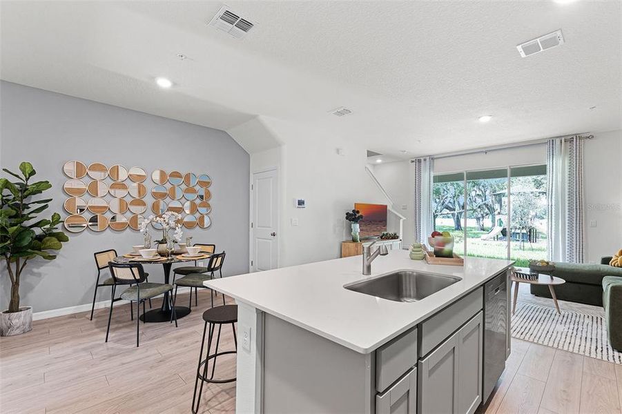 Furnished interior view inside a new home in Nona West, Orlando (Image 6).