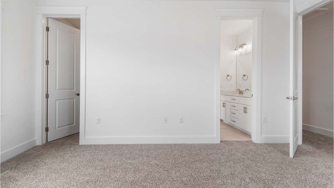 Spacious, unfurnished interior of a new home in Breakfast Point East Phase I, Panama City Beach (Image 27). Spacious, unfurnished interior of a new home in Breakfast Point East Phase I, Panama City Beach (Image 27).