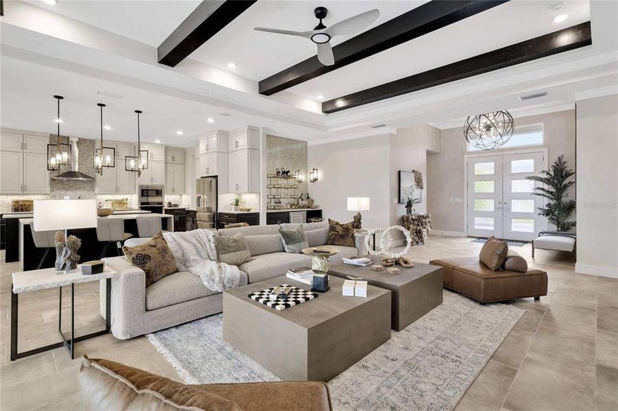 Furnished interior view inside a new home in River Preserve Estates, Parrish (Image 7).