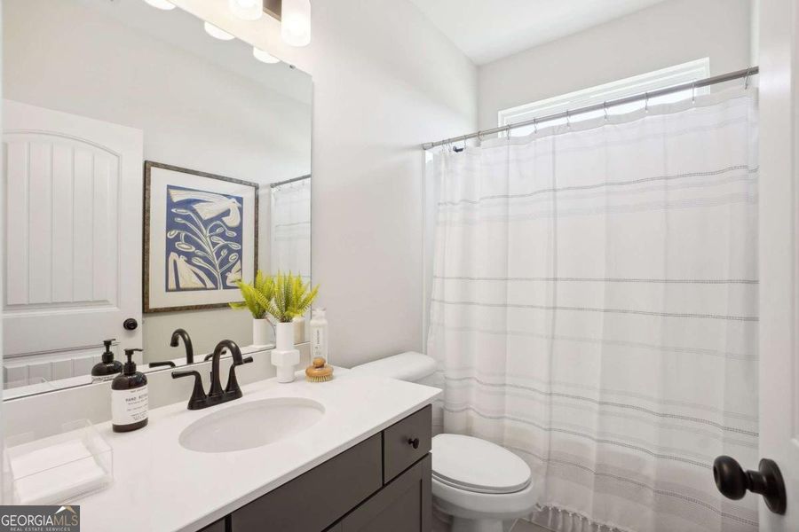 Furnished interior view inside a new home in Trellis Park, Hampton (Image 19).