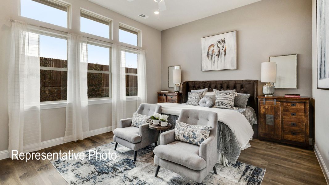 Furnished interior view inside a new home in Wildflower Ranch, Fort Worth (Image 10).