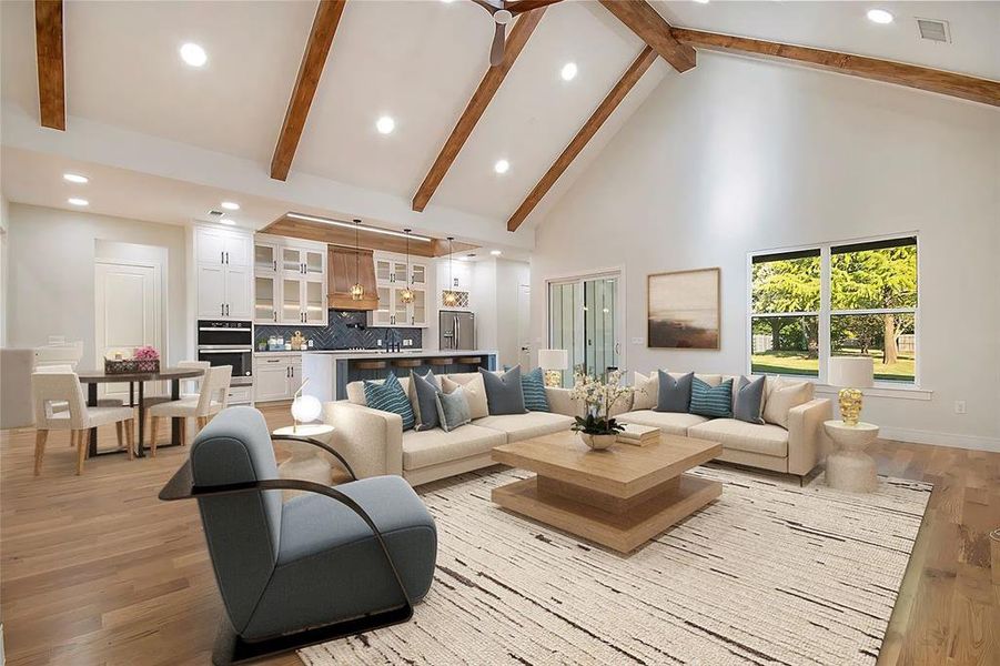 Furnished interior view inside a new home in , Sherman (Image 8).