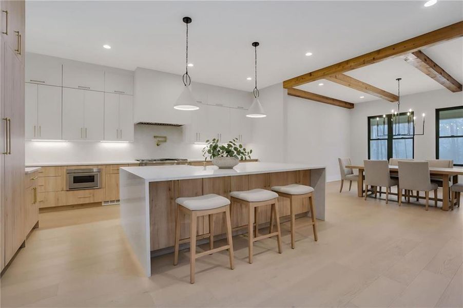 Furnished interior view inside a new home in , Milton (Image 8).