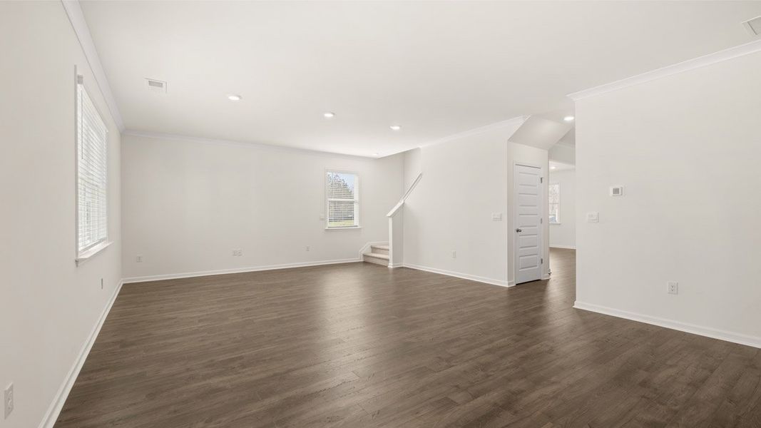 Spacious, unfurnished interior of a new home in The Abbey at Trolley Run Station, Aiken (Image 21).