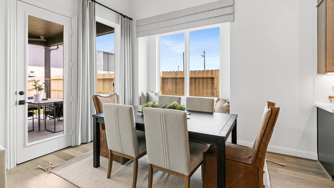 Representative furnished interior of a home built from the Magnolia by DRB Homes in Azalea, Pattison (Image 7).