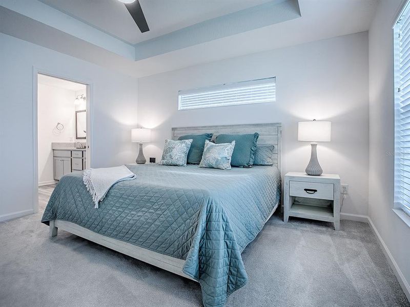 Furnished interior view inside a new home in , The Villages (Image 18).