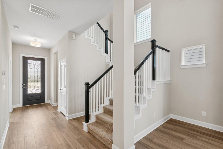 Spacious, unfurnished interior of a new home in Pomona 40' Homesites, Manvel (Image 20). Spacious, unfurnished interior of a new home in Pomona 40' Homesites, Manvel (Image 20).