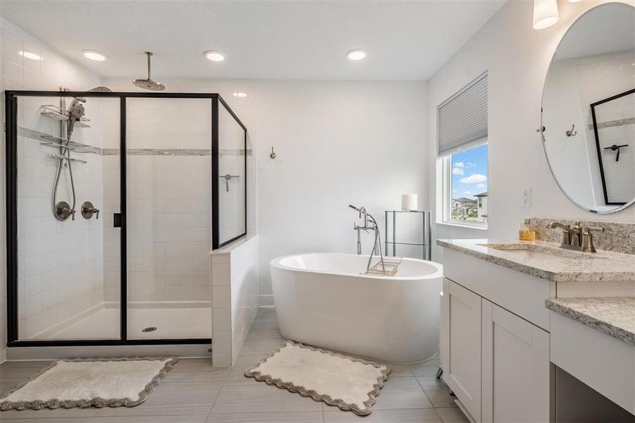 Furnished interior view inside a new home in , Wesley Chapel (Image 33).