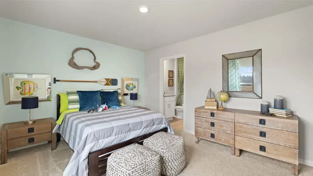 Furnished interior view inside a new home in Carolina Groves, Moncks Corner (Image 14).