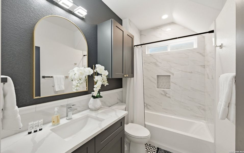 Furnished interior view inside a new home in , San Antonio (Image 12).