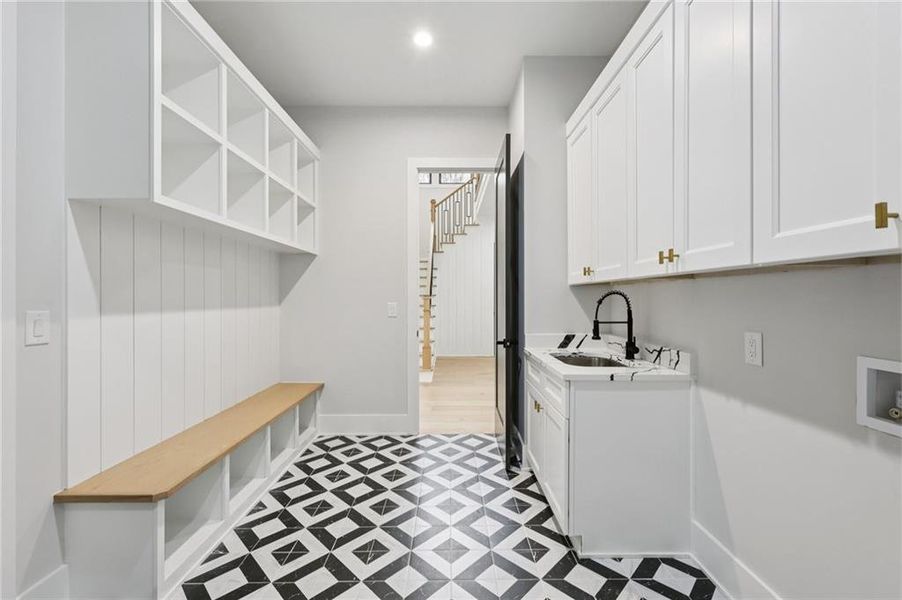 Furnished interior view inside a new home in , Auburn (Image 22).