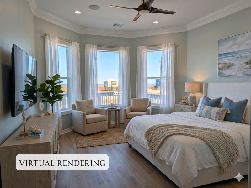 Furnished interior view inside a new home in , Freeport (Image 9).