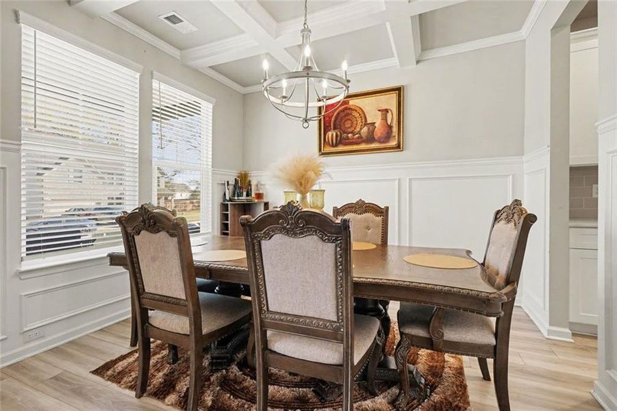 Furnished interior view inside a new home in , Stockbridge (Image 12).