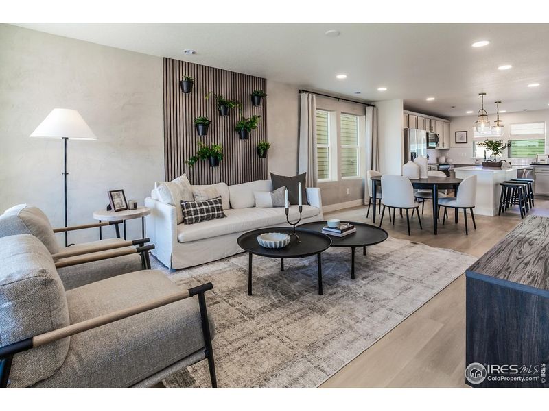 Furnished interior view inside a new home in Prairie Song Cottages, Windsor (Image 27).
