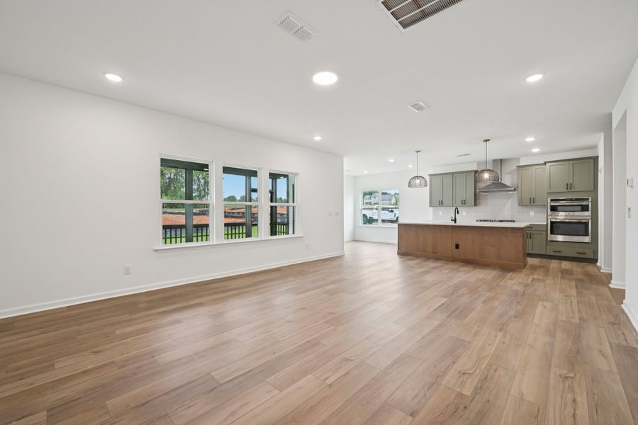 Representative unfurnished interior of a home built from the Macon by Ashton Woods in Rowland's Grant, Fuquay Varina (Image 39).