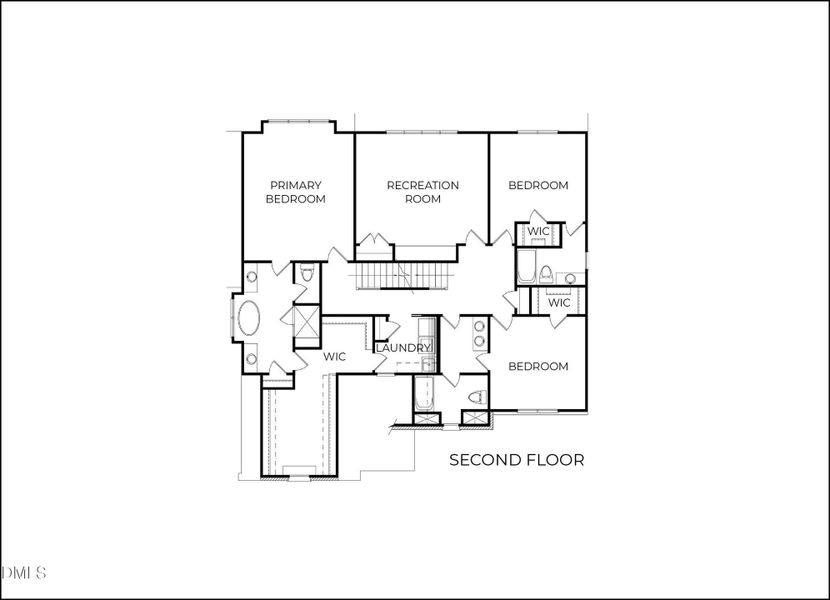 Second Floor Labeled Second Floor Labeled