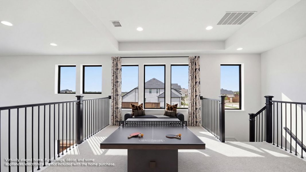 Furnished interior view inside a new home in Cambridge Crossing, Celina (Image 10).