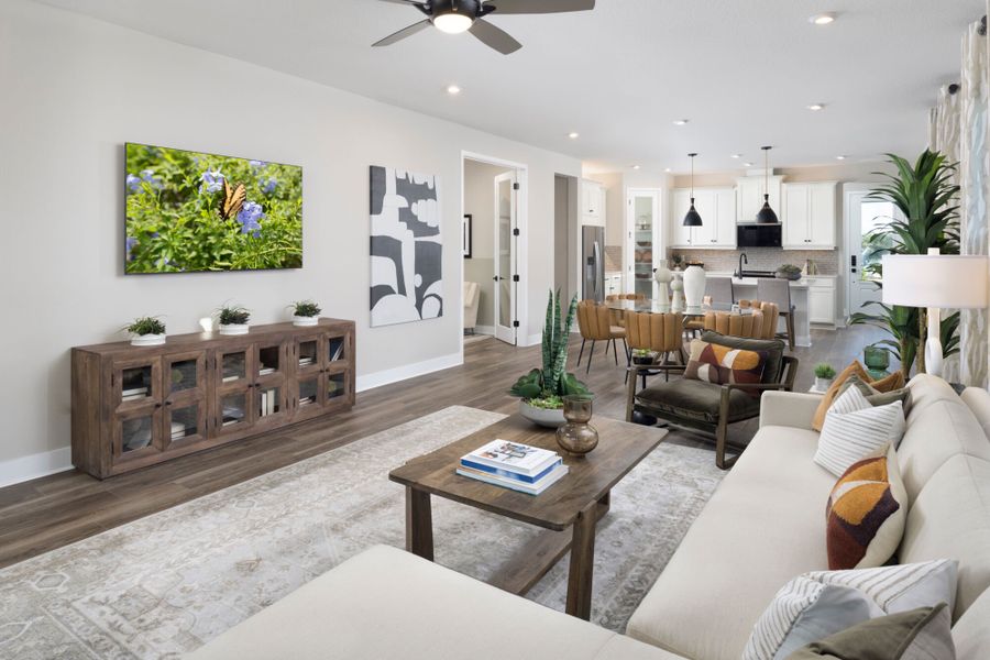 Furnished interior view inside a new home in Summerlit, Naples (Image 5).