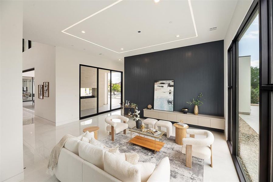 Furnished interior view inside a new home in , Southlake (Image 13).