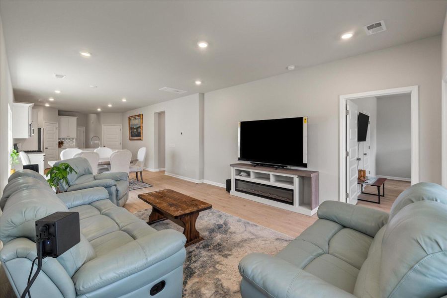 Furnished interior view inside a new home in Horizons at Summers Corner | 55+, Summerville (Image 30).