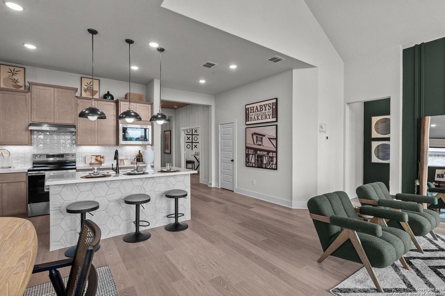 Furnished interior view inside a new home in Stillwater Ranch, San Antonio (Image 18).
