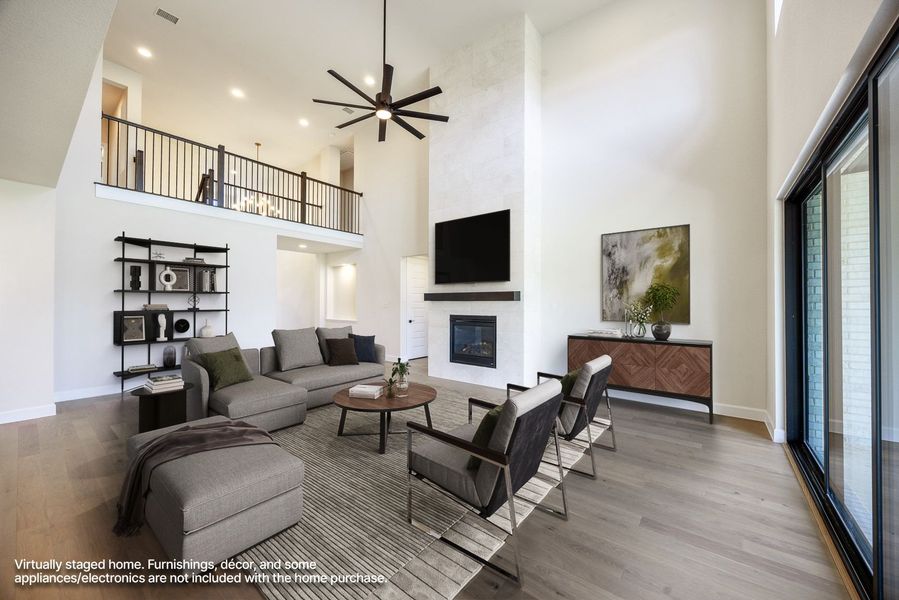 Furnished interior view inside a new home in Santa Rita Ranch - Tierra Rosa, Liberty Hill (Image 4).