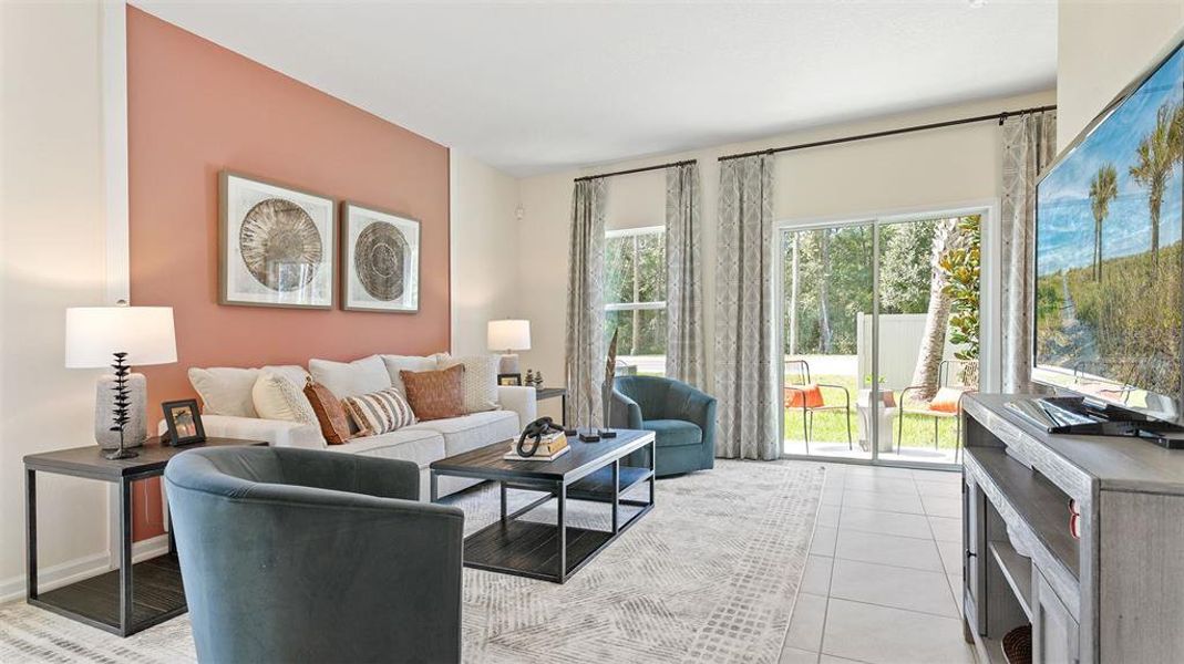 Furnished interior view inside a new home in Bridgewater, St. Augustine (Image 4).