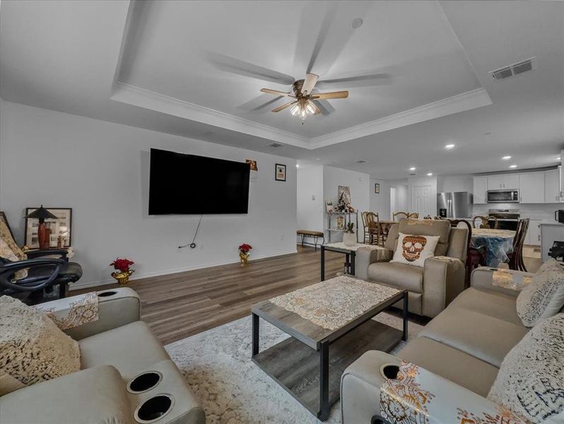 Furnished interior view inside a new home in Townsend Green, Denton (Image 17).