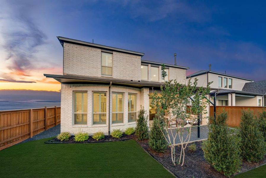 Exterior details and patio area of a home in Fields 50', Frisco (Image 23).