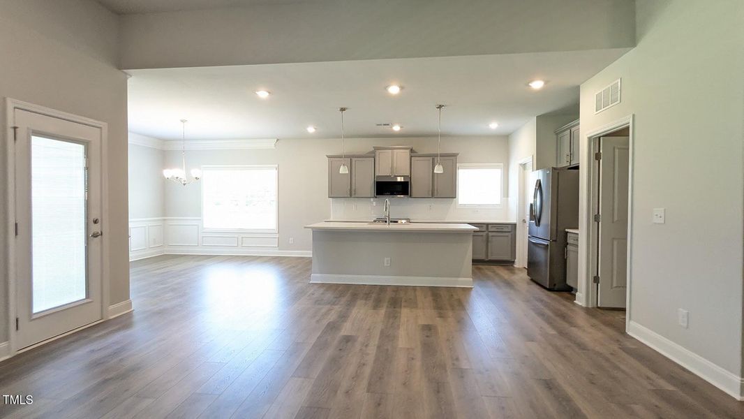 kitchen and breakfast nook