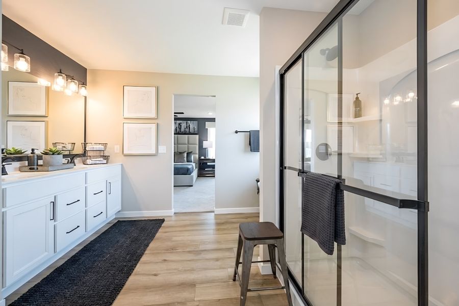 Furnished interior view inside a new home in Three Rivers, Rome (Image 6).