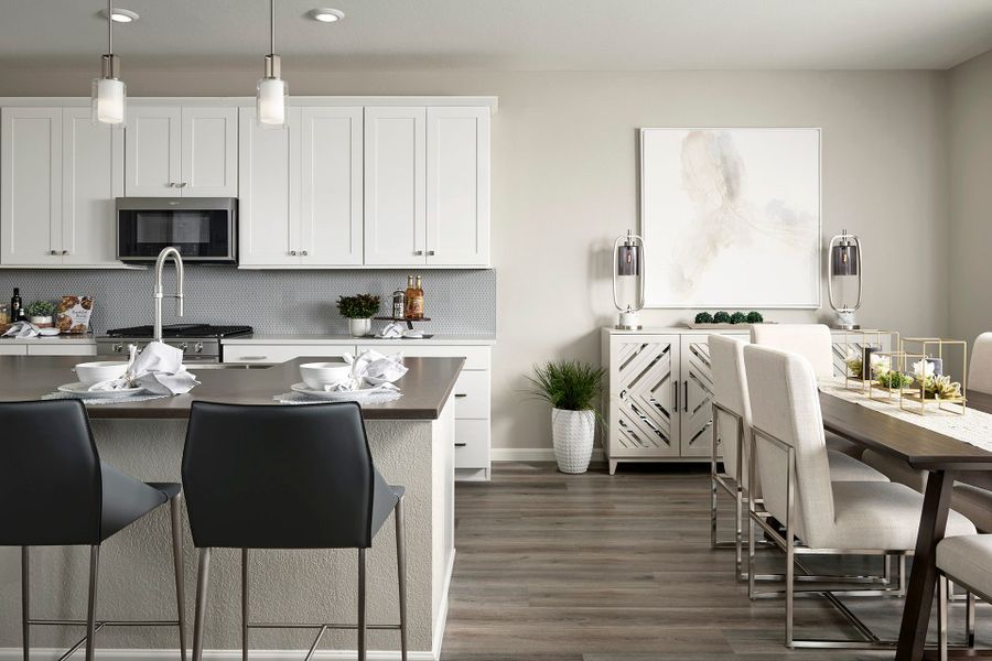 Representative furnished interior of a home built from the 3507 by Tri Pointe Homes in Sterling Ranch, Littleton (Image 15).