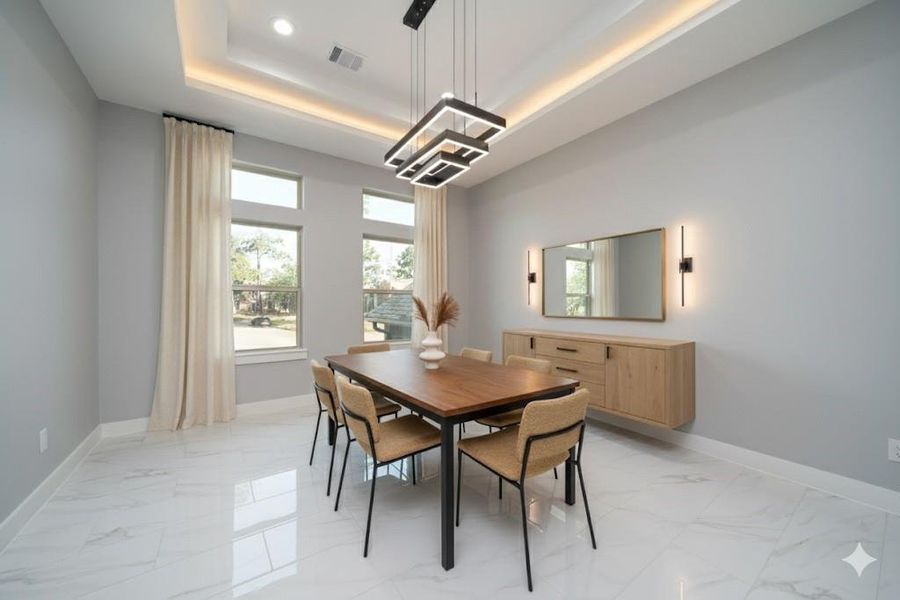 Furnished interior view inside a new home in , Houston (Image 9). Furnished interior view inside a new home in , Houston (Image 9).