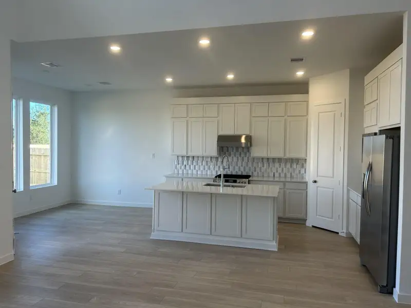 Pics are not of actual home.  They are a representative of a home of the same floor plan