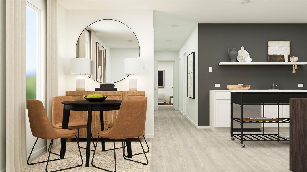 Furnished interior view inside a new home in Santa Fe Village, Cleveland (Image 16).